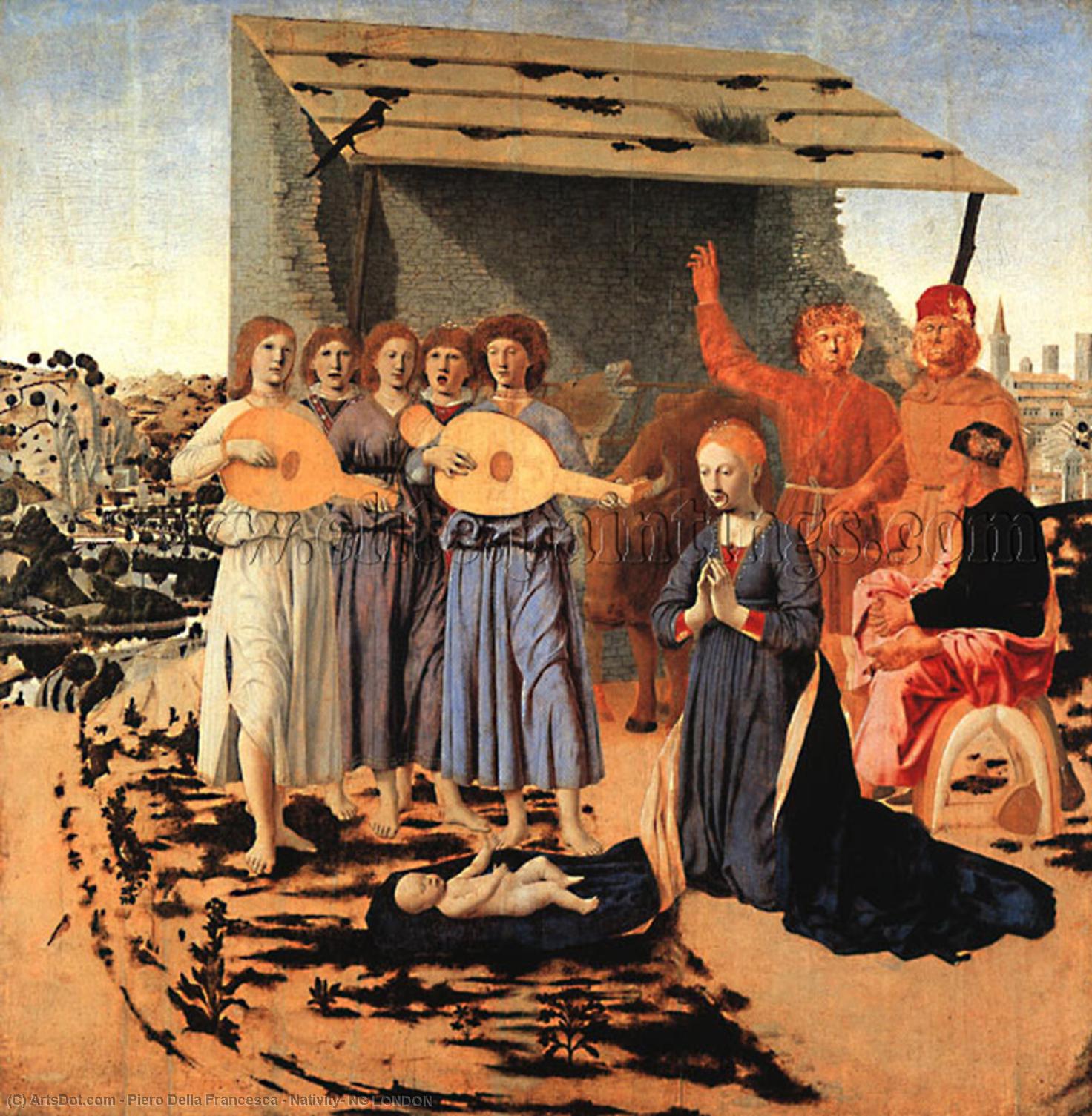 WikiOO.org - Encyclopedia of Fine Arts - Lukisan, Artwork Piero Della Francesca - Nativity, NG LONDON
