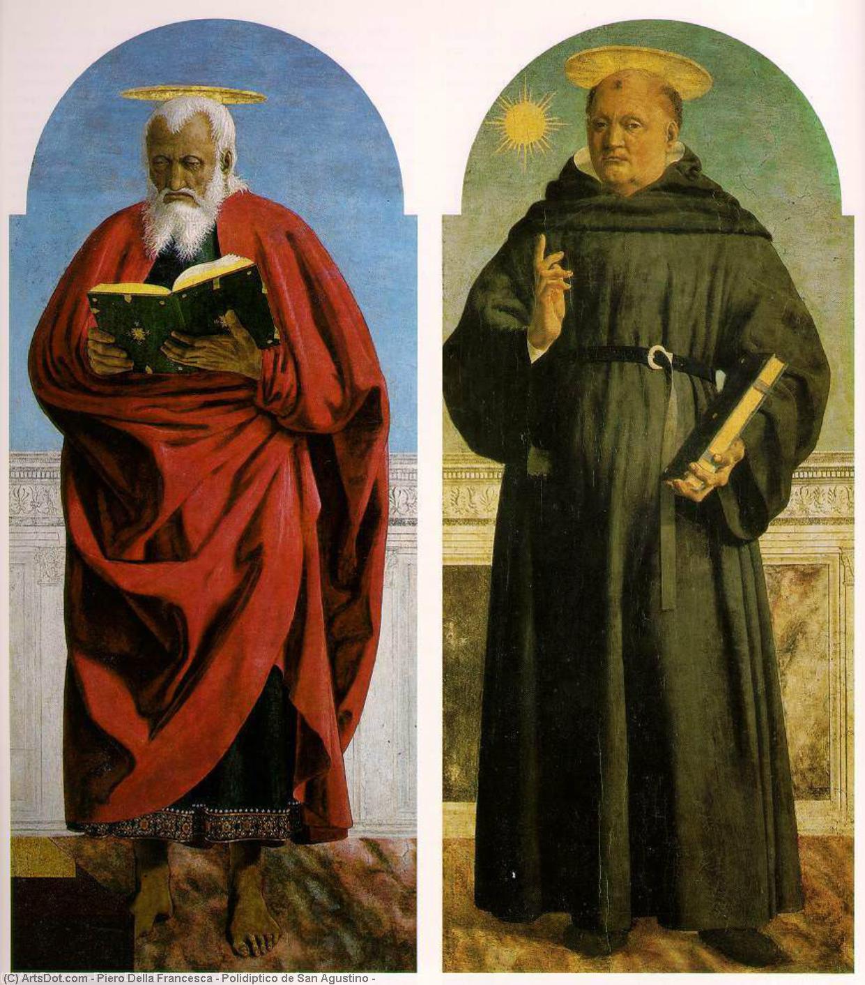 Wikioo.org - Die Enzyklopädie bildender Kunst - Malerei, Kunstwerk von Piero Della Francesca - Polidiptico von san agustino '