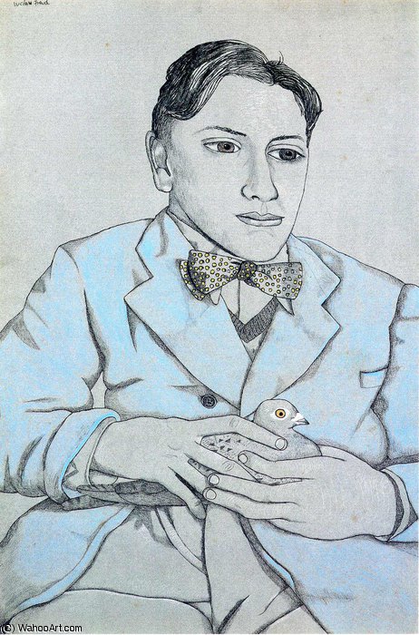 Wikioo.org - The Encyclopedia of Fine Arts - Painting, Artwork by Lucian Freud - Paper (21)