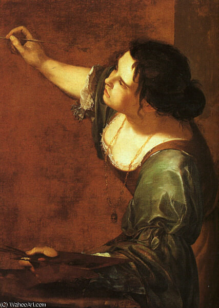 WikiOO.org – 美術百科全書 - 繪畫，作品 Artemisia Gentileschi - 意大利 , 约 . agentil )