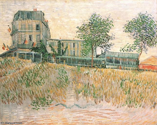 WikiOO.org – 美術百科全書 - 繪畫，作品 Vincent Van Gogh - 餐厅德拉Sirene的一个的Asnieres