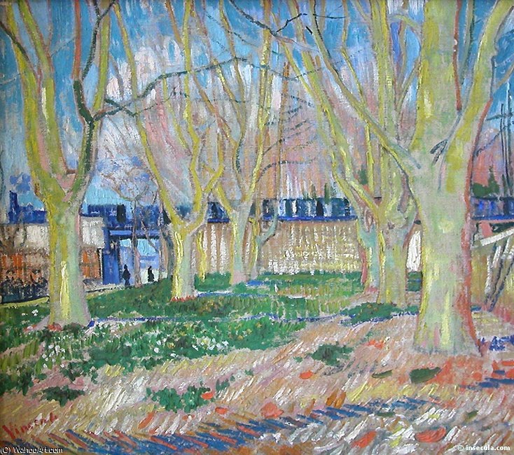 WikiOO.org - Енциклопедия за изящни изкуства - Живопис, Произведения на изкуството Vincent Van Gogh - Vue du Viaduc a Arles