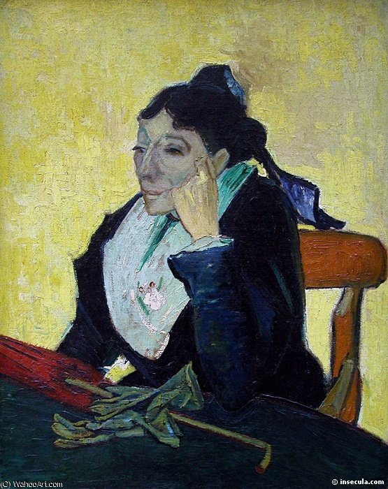 WikiOO.org - دایره المعارف هنرهای زیبا - نقاشی، آثار هنری Vincent Van Gogh - L'Arlesienne, Madame Joseph-Michel Ginoux