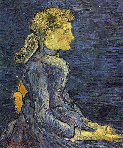 Wikioo.org – L'Enciclopedia delle Belle Arti - Pittura, Opere di Vincent Van Gogh - Ritratto d'Adeline Ravoux