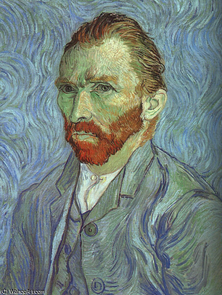 Wikioo.org - The Encyclopedia of Fine Arts - Painting, Artwork by Vincent Van Gogh - Self-Portrait at Saint-Rémy