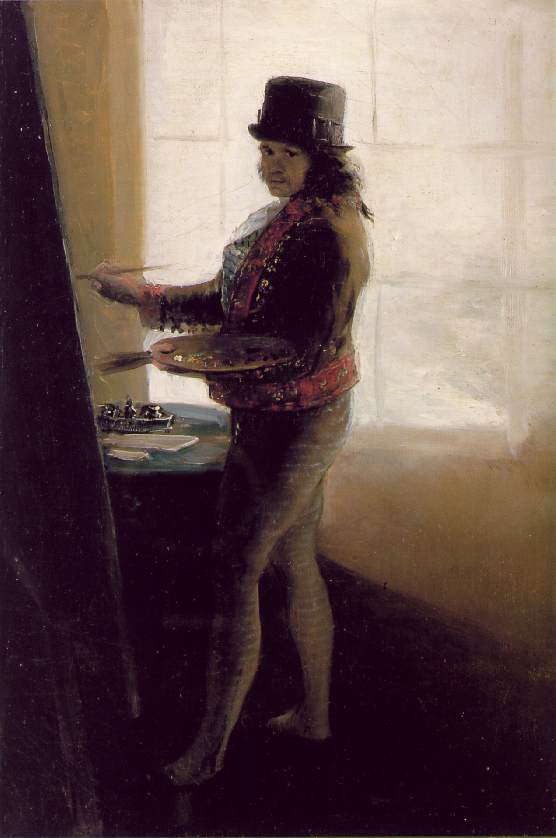 Wikioo.org - The Encyclopedia of Fine Arts - Painting, Artwork by Francisco De Goya - Self-portrait, ca Royal Academy of S