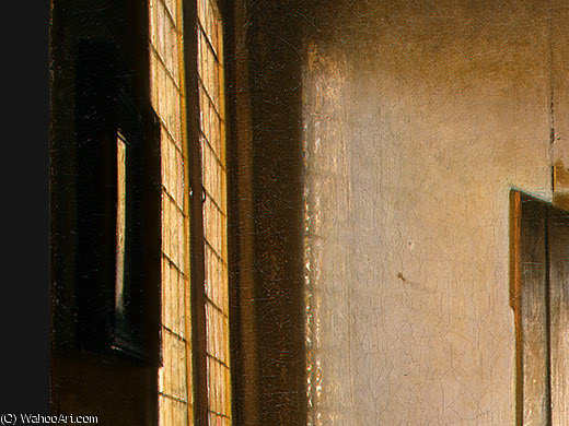 Wikioo.org - The Encyclopedia of Fine Arts - Painting, Artwork by Pieter De Hooch - The bedroom, detalj 4, ngw
