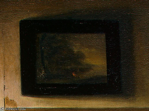 Wikioo.org - The Encyclopedia of Fine Arts - Painting, Artwork by Pieter De Hooch - The bedroom, detalj 5, ngw