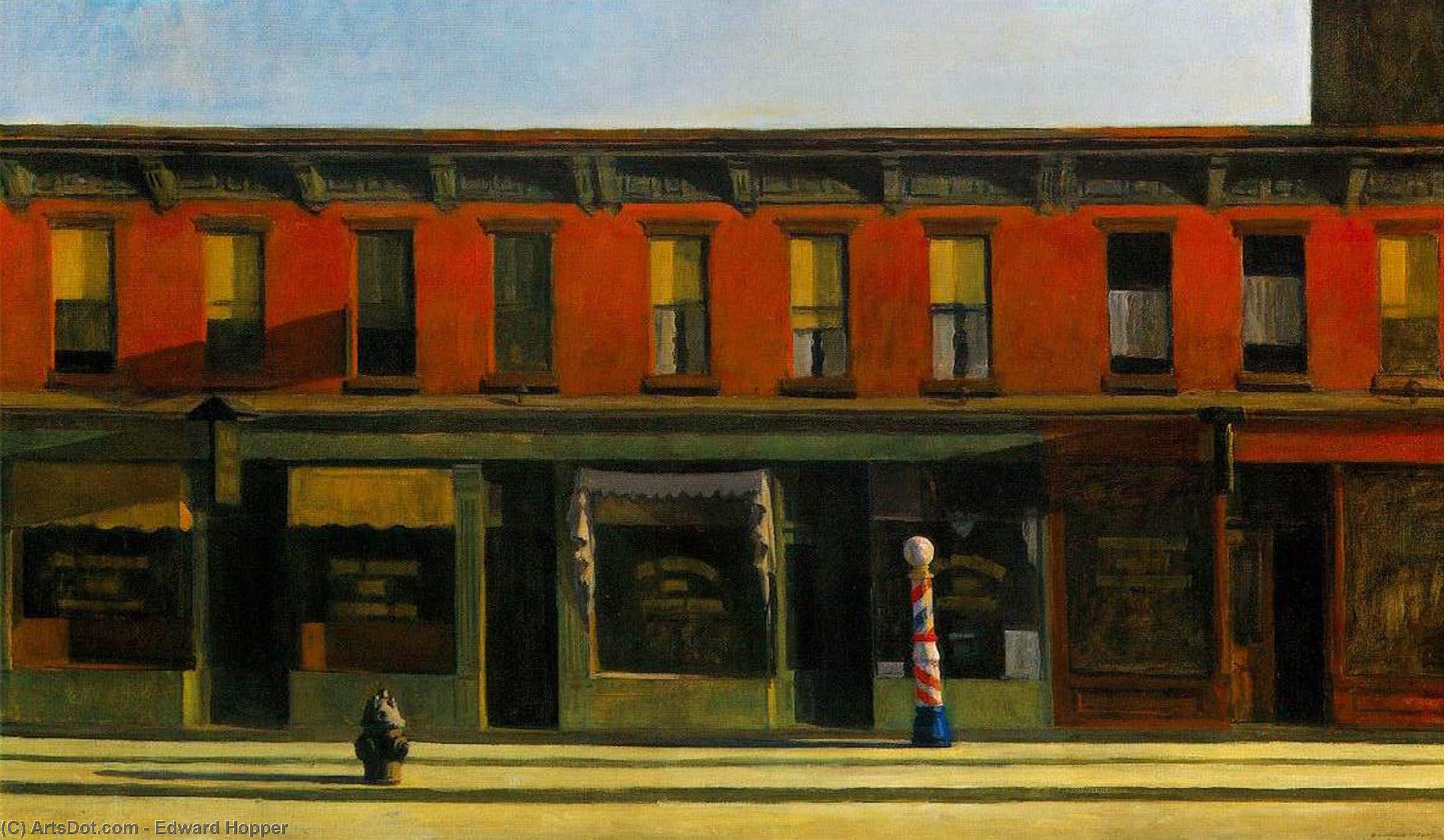 WikiOO.org - Enciklopedija likovnih umjetnosti - Slikarstvo, umjetnička djela Edward Hopper - Early sunday morning Whitney Museum of American