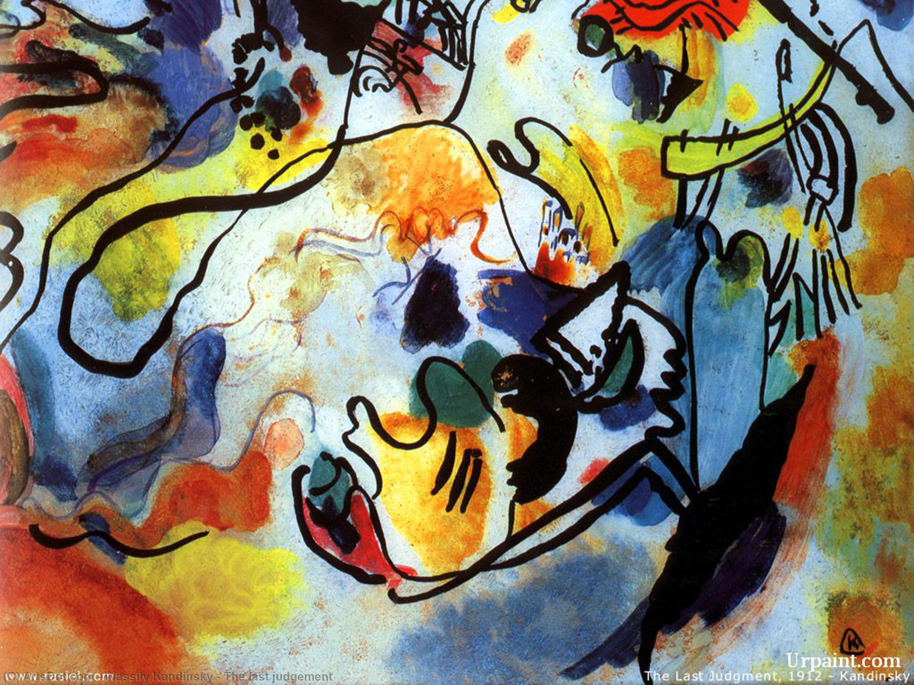 Wikioo.org - Bách khoa toàn thư về mỹ thuật - Vẽ tranh, Tác phẩm nghệ thuật Wassily Kandinsky - The last judgement