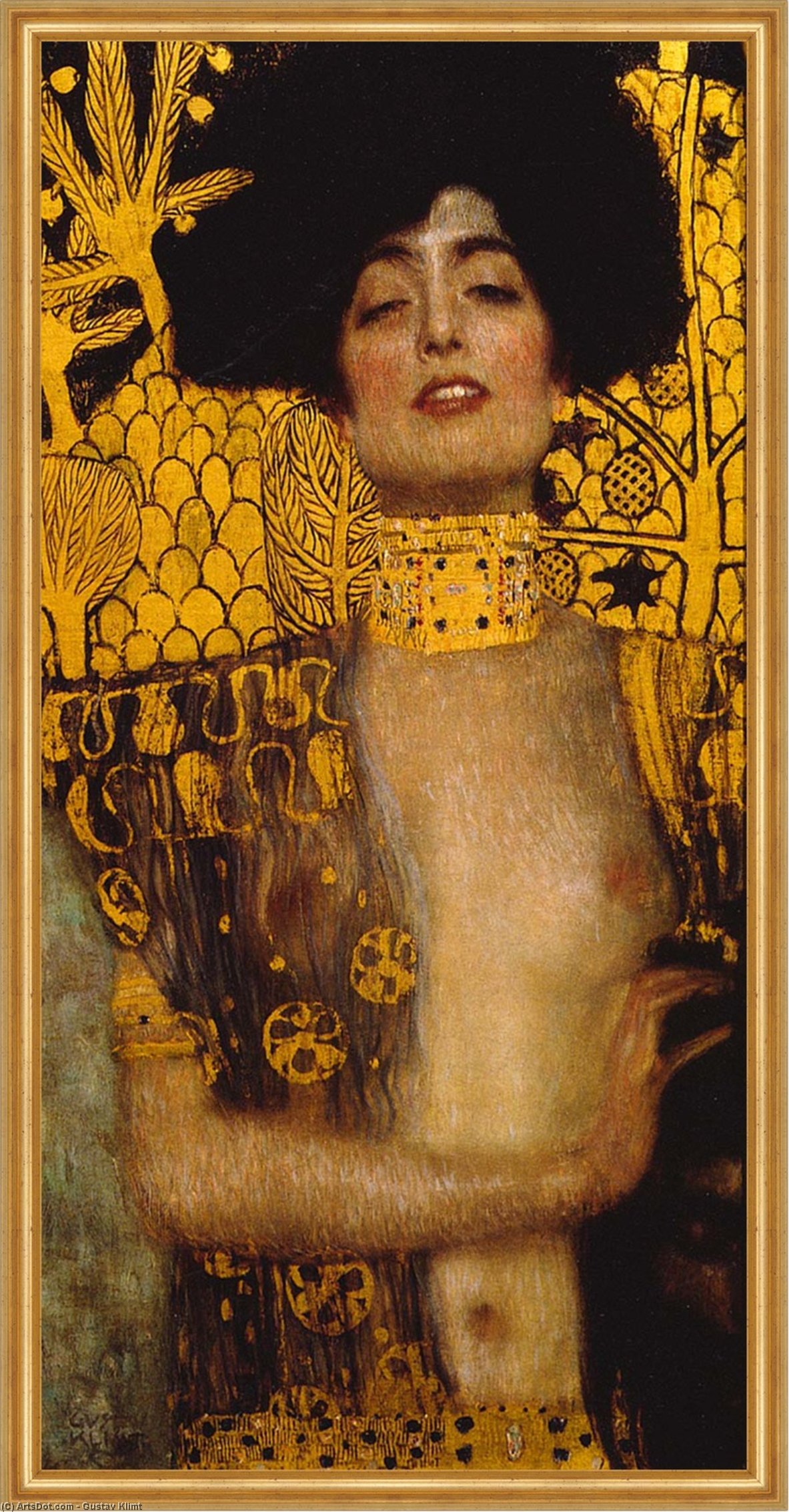 WikiOO.org – 美術百科全書 - 繪畫，作品 Gustav Klimt - 朱迪塔 一世  维也纳