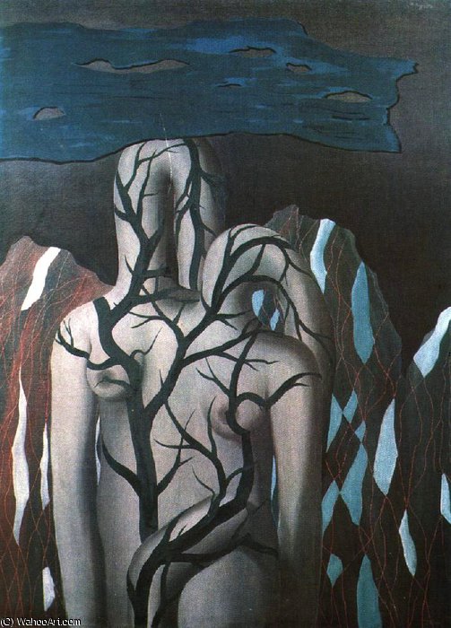 WikiOO.org - Güzel Sanatlar Ansiklopedisi - Resim, Resimler Rene Magritte - LANDSCAPE,1926, Private