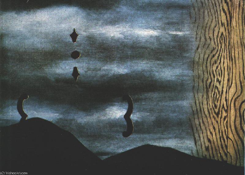 WikiOO.org - Εγκυκλοπαίδεια Καλών Τεχνών - Ζωγραφική, έργα τέχνης Rene Magritte - THE LINING OF SLEEP Private