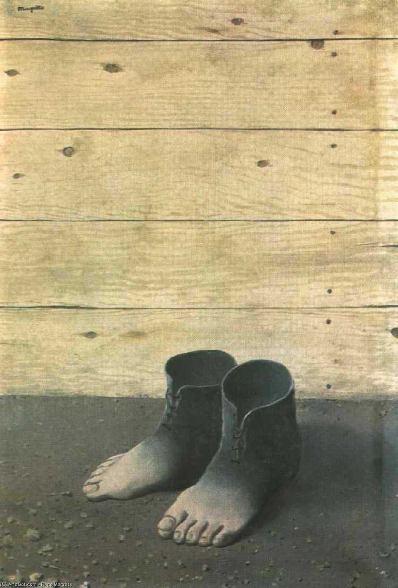 WikiOO.org - 百科事典 - 絵画、アートワーク Rene Magritte - 赤 モデル 1935   ストックホルム  ミリ
