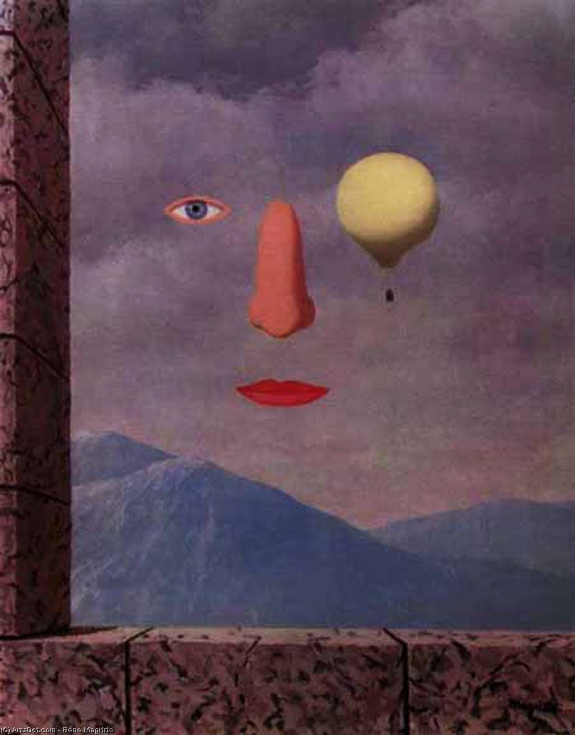 Wikioo.org – La Enciclopedia de las Bellas Artes - Pintura, Obras de arte de Rene Magritte - Sihcle des lumihres
