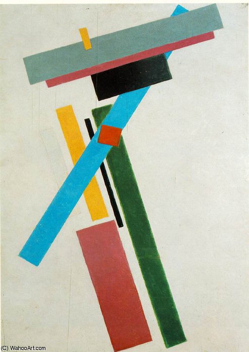 Wikioo.org - The Encyclopedia of Fine Arts - Painting, Artwork by Kazimir Severinovich Malevich - suprematism state russian museum, st. petersb