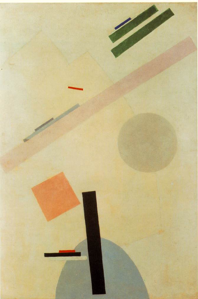 Wikioo.org - The Encyclopedia of Fine Arts - Painting, Artwork by Kazimir Severinovich Malevich - Suprematist Painting Moma NY