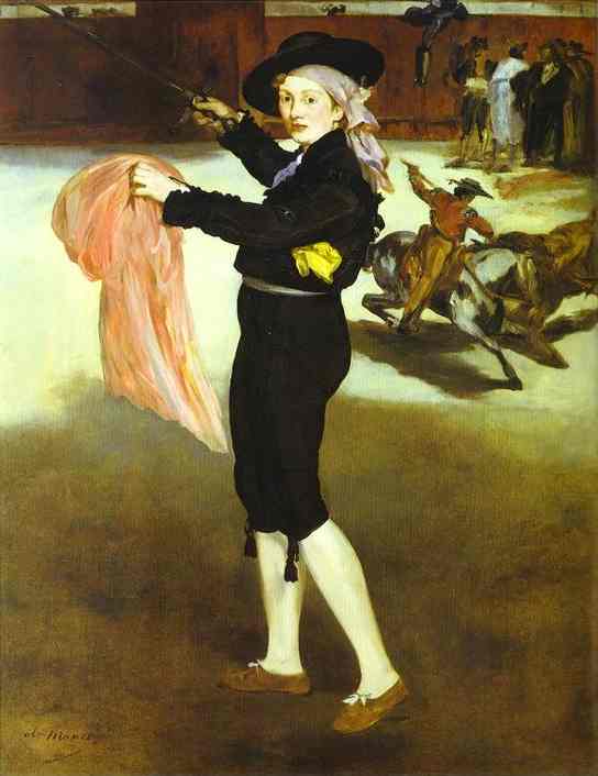 Wikioo.org - The Encyclopedia of Fine Arts - Painting, Artwork by Edouard Manet - Mlle Victorine Meurent in the Costume of an Espada