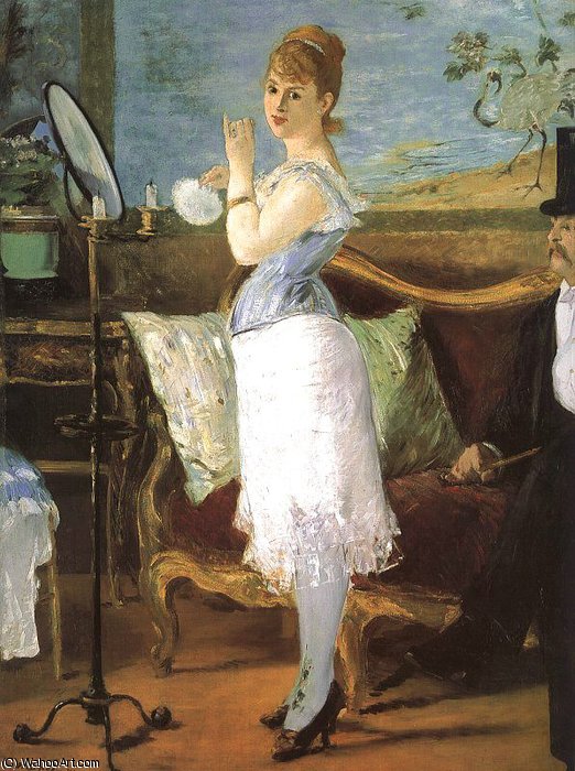 Wikioo.org - The Encyclopedia of Fine Arts - Painting, Artwork by Edouard Manet - Nana, kunsthalle, hamburg.