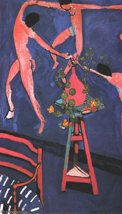 WikiOO.org - Güzel Sanatlar Ansiklopedisi - Resim, Resimler Henri Matisse - Nasturtiums with 'La Danse', , Oil on canvas Pu