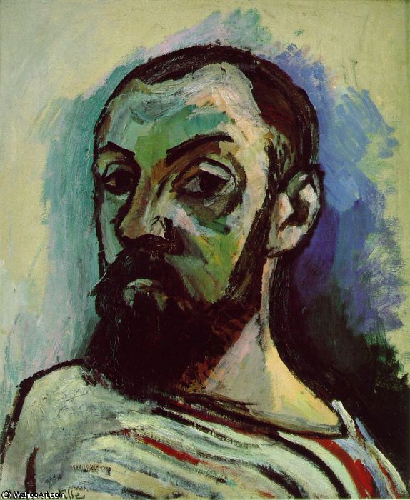 Wikioo.org – L'Enciclopedia delle Belle Arti - Pittura, Opere di Henri Matisse - Autoritratto , Statens Museo per Kun