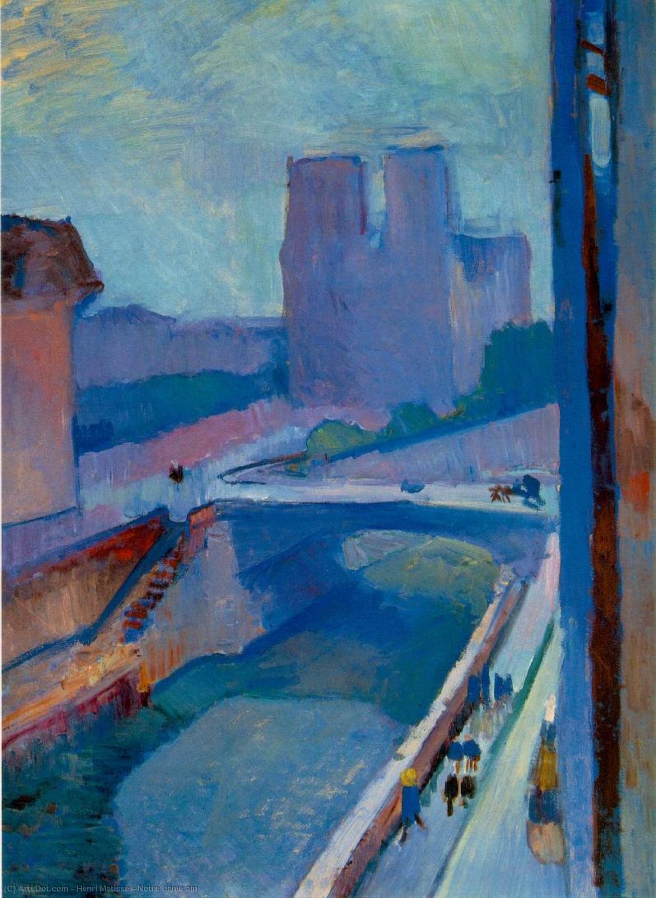 WikiOO.org - Encyclopedia of Fine Arts - Maalaus, taideteos Henri Matisse - Notre dame am