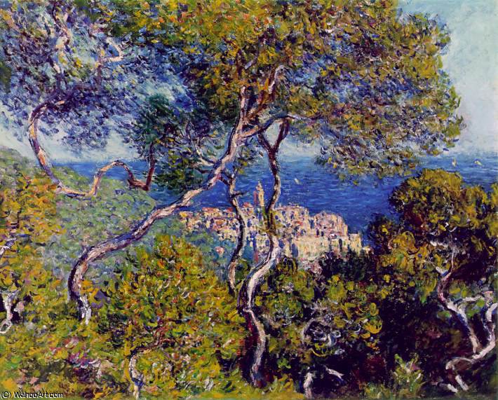Wikioo.org - Encyklopedia Sztuk Pięknych - Malarstwo, Grafika Claude Monet - Bordighera, The Art Institute of C