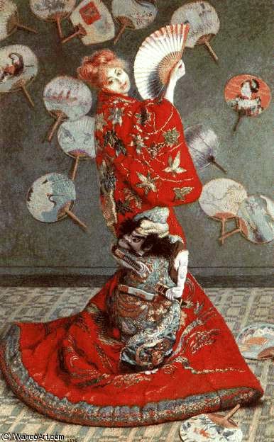 Wikioo.org - The Encyclopedia of Fine Arts - Painting, Artwork by Claude Monet - Japonnaise
