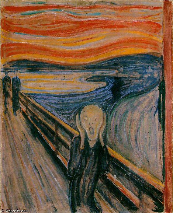 WikiOO.org - 百科事典 - 絵画、アートワーク Edvard Munch - skriet olja , ン オスロ
