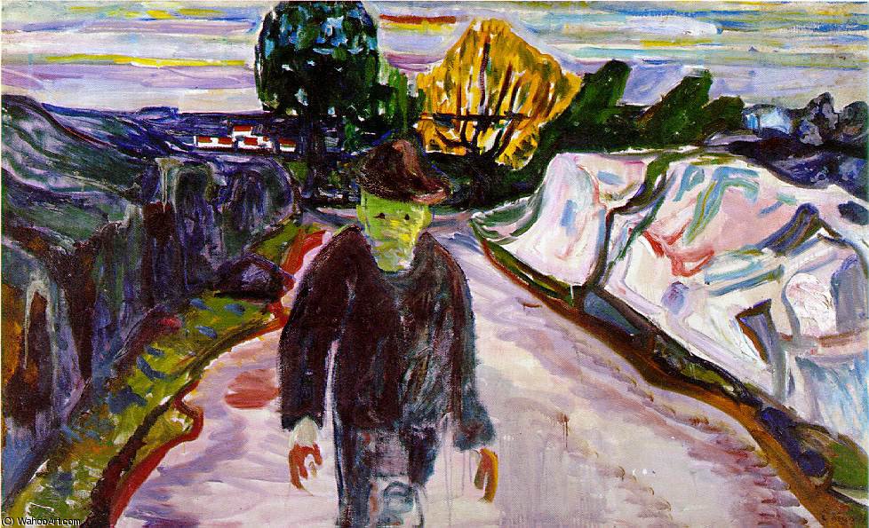 WikiOO.org - Encyclopedia of Fine Arts - Maľba, Artwork Edvard Munch - The murderer Munch museum