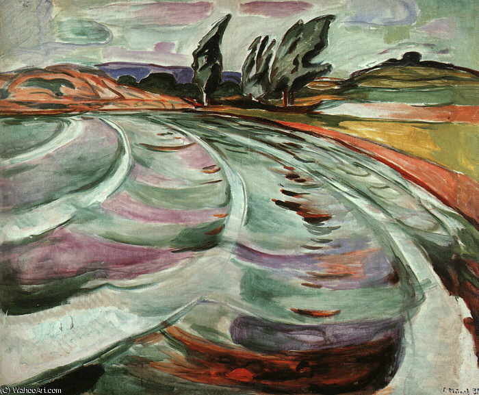 Wikioo.org - The Encyclopedia of Fine Arts - Painting, Artwork by Edvard Munch - Vågen munch museum, oslo