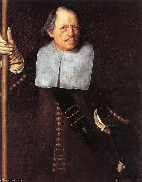 Wikioo.org - Encyklopedia Sztuk Pięknych - Malarstwo, Grafika Jacob Van Oost - the Elder Portrait Of Fovin De Hasque