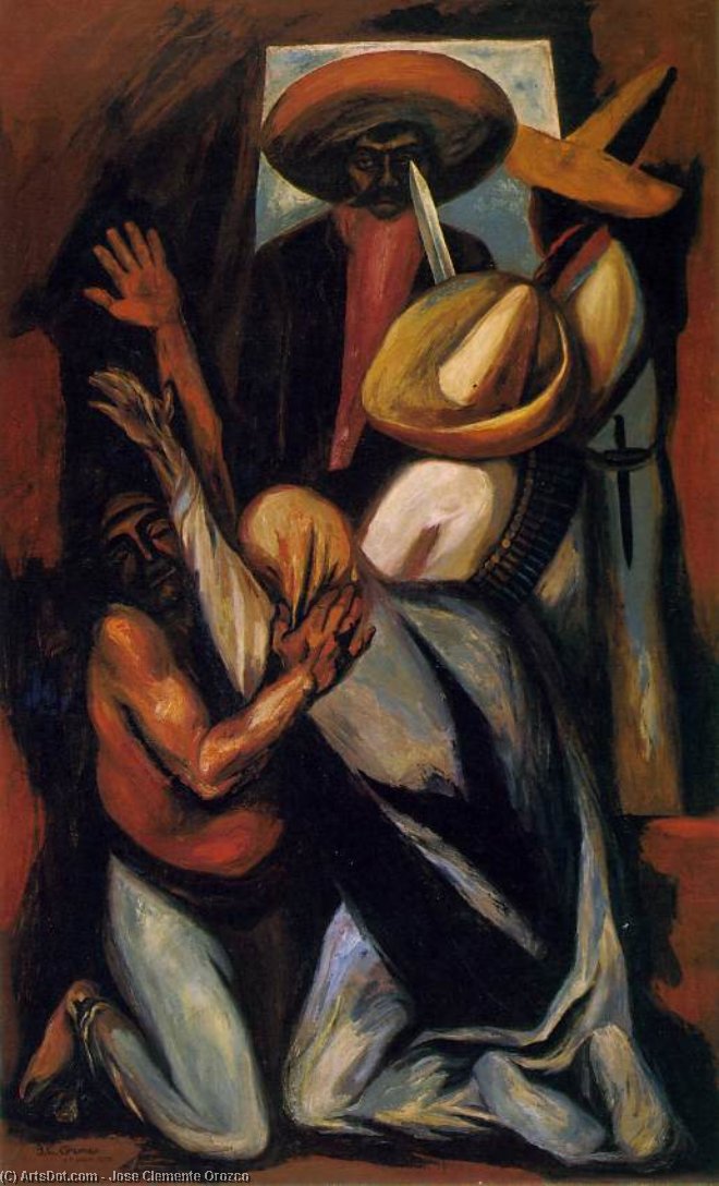 Wikioo.org - The Encyclopedia of Fine Arts - Painting, Artwork by Jose Clemente Orozco - Zapata, The Art Institute of Ch