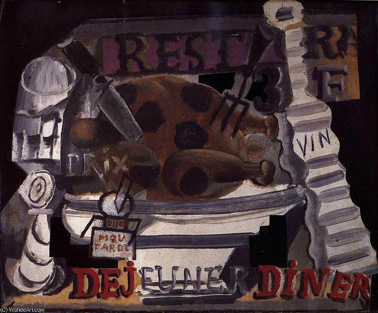 WikiOO.org - Encyclopedia of Fine Arts - Målning, konstverk Pablo Picasso - Le restaurant