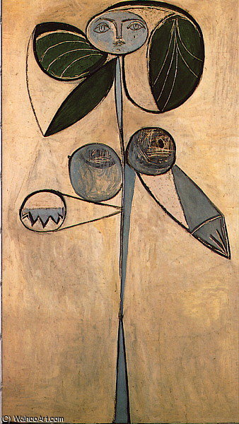 WikiOO.org - Εγκυκλοπαίδεια Καλών Τεχνών - Ζωγραφική, έργα τέχνης Pablo Picasso - Femme dans un fauteuil
