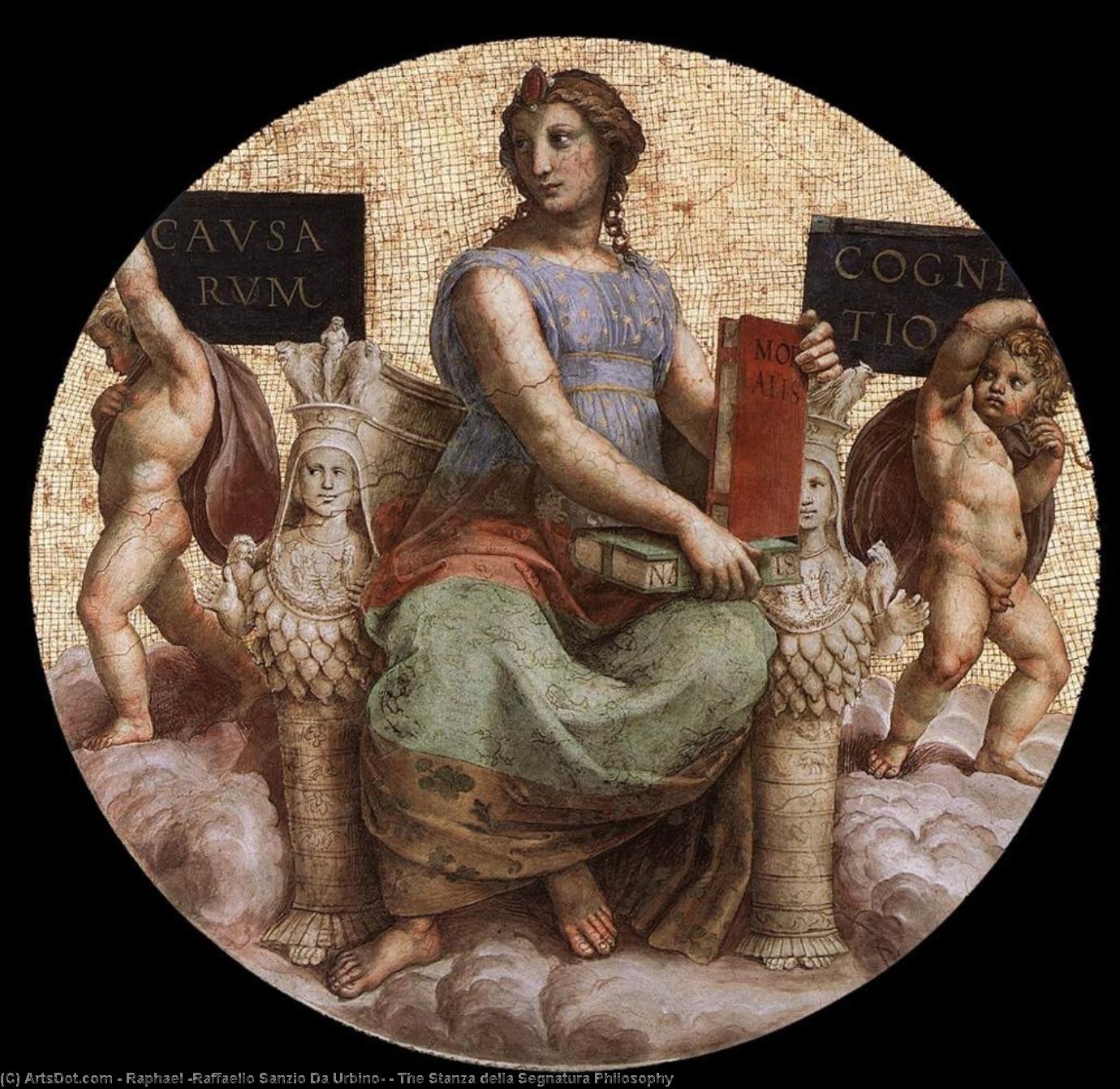 Wikioo.org - The Encyclopedia of Fine Arts - Painting, Artwork by Raphael (Raffaello Sanzio Da Urbino) - The Stanza della Segnatura Philosophy
