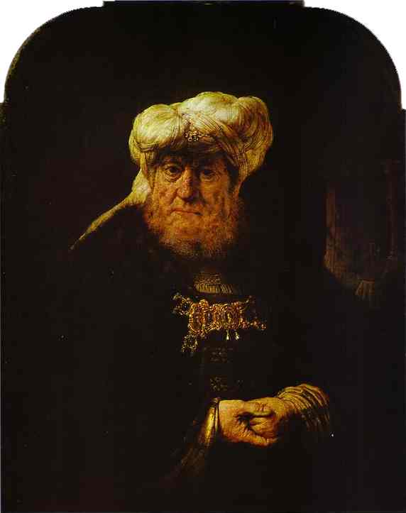 Wikioo.org - Bách khoa toàn thư về mỹ thuật - Vẽ tranh, Tác phẩm nghệ thuật Rembrandt Van Rijn - The King Uzziah Stricken with Leprosy
