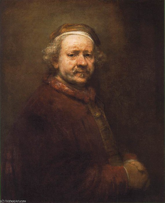 Wikioo.org - Bách khoa toàn thư về mỹ thuật - Vẽ tranh, Tác phẩm nghệ thuật Rembrandt Van Rijn - Selfportrait ng london