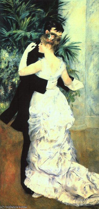 Wikioo.org - The Encyclopedia of Fine Arts - Painting, Artwork by Pierre-Auguste Renoir - Dance in the City, oil on canvas, Musée d'Orsay