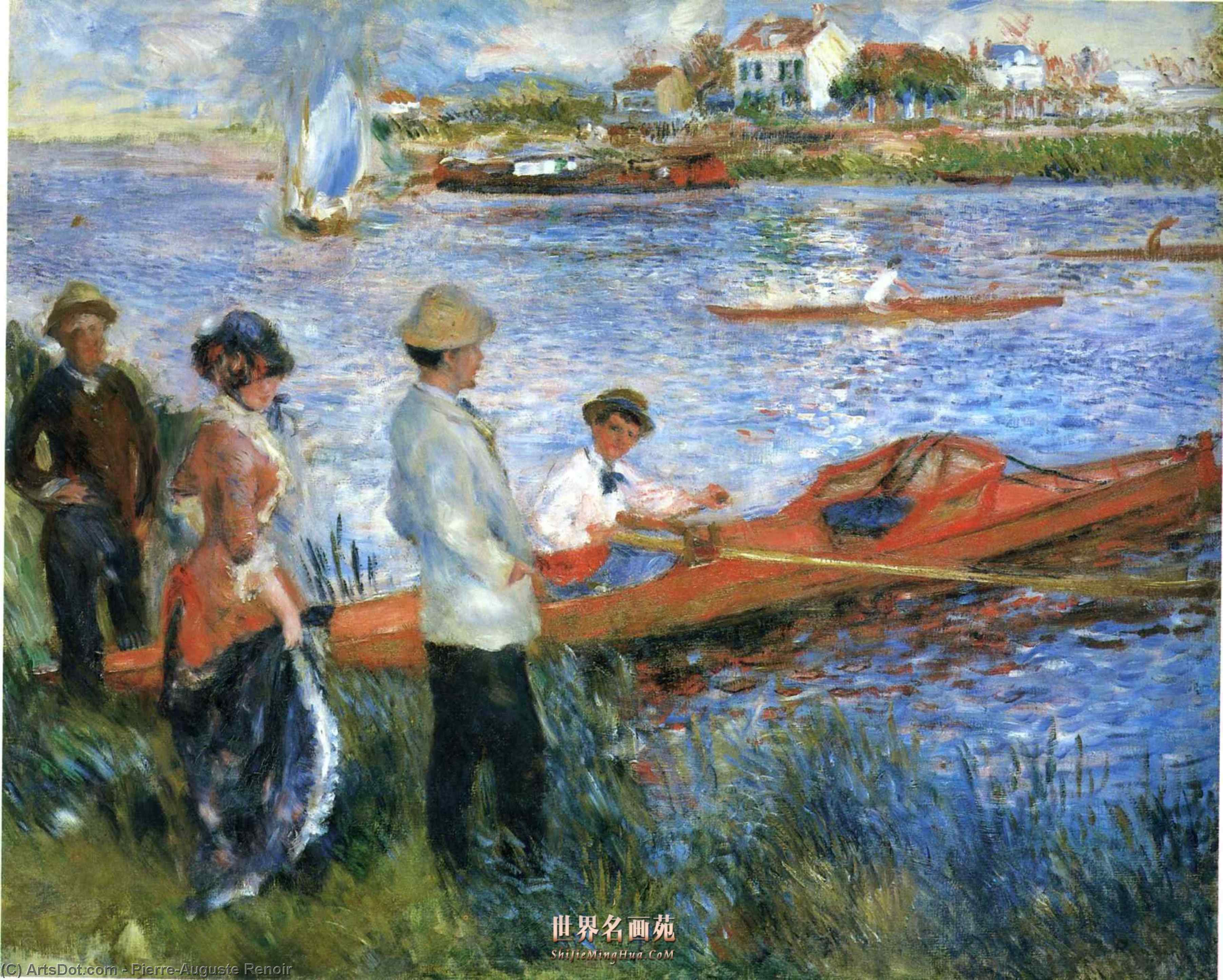 Wikioo.org - สารานุกรมวิจิตรศิลป์ - จิตรกรรม Pierre-Auguste Renoir - Oarsmen at Chatou, National Gall
