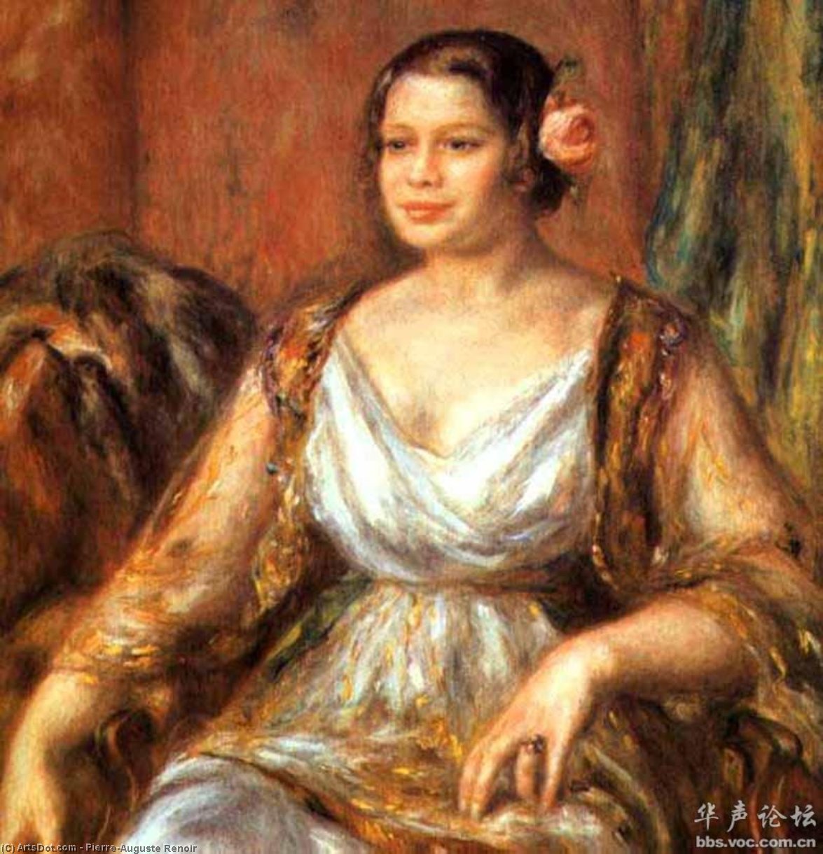 Wikioo.org – L'Enciclopedia delle Belle Arti - Pittura, Opere di Pierre-Auguste Renoir - tilla durieux , la metropolitana museo di arte un