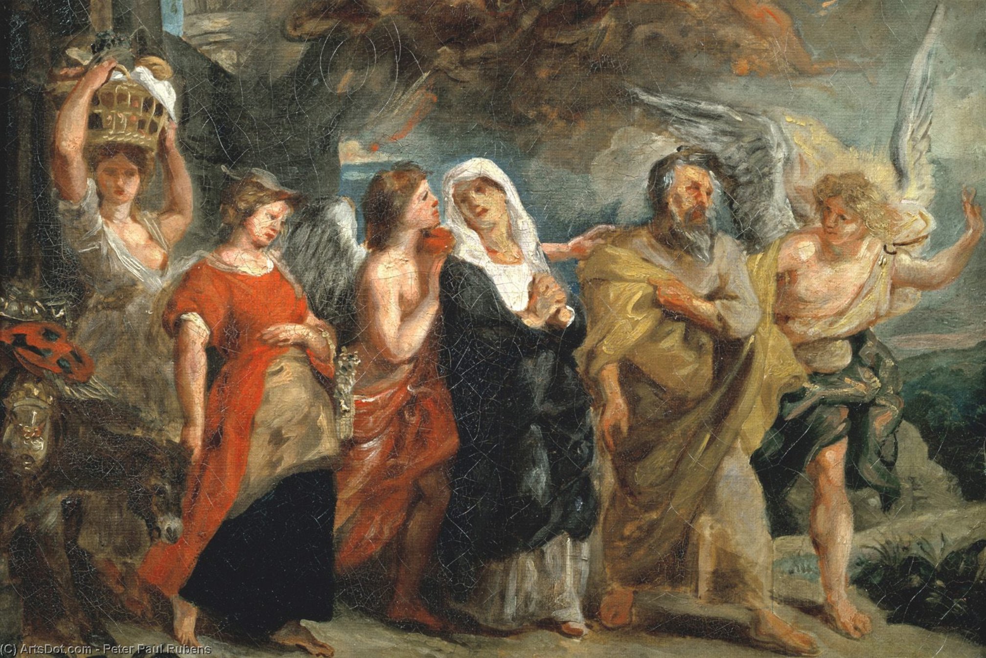 WikiOO.org – 美術百科全書 - 繪畫，作品 Peter Paul Rubens - 战斗 的  的  亚马逊  阿尔特  绘画陈列馆  慕尼黑