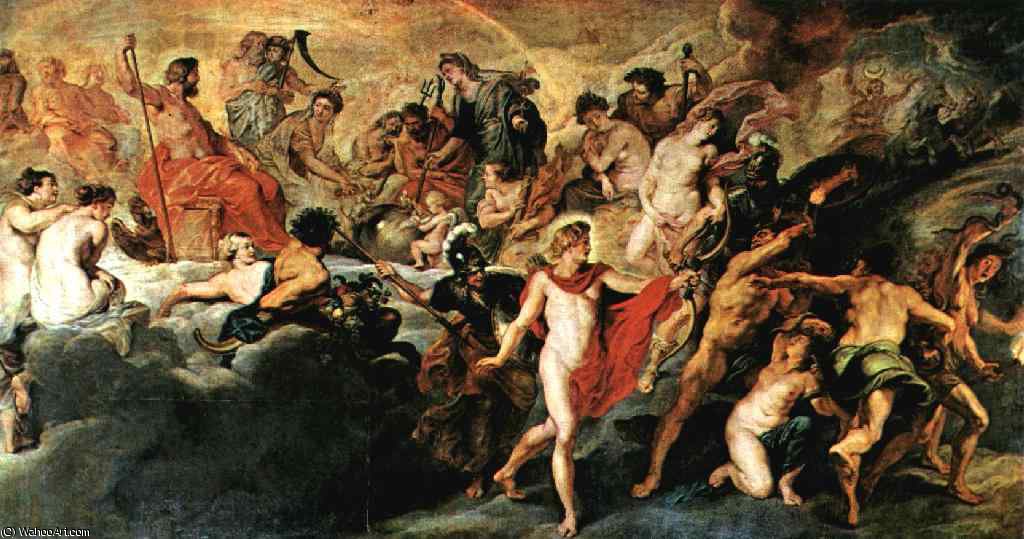 Wikioo.org - สารานุกรมวิจิตรศิลป์ - จิตรกรรม Peter Paul Rubens - Marie's government, louvre
