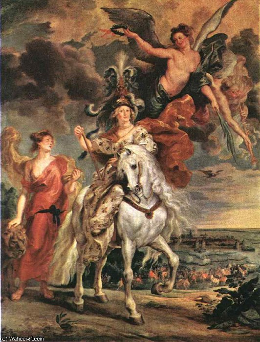 Wikioo.org - The Encyclopedia of Fine Arts - Painting, Artwork by Peter Paul Rubens - The Capture of Juliers, Louvre