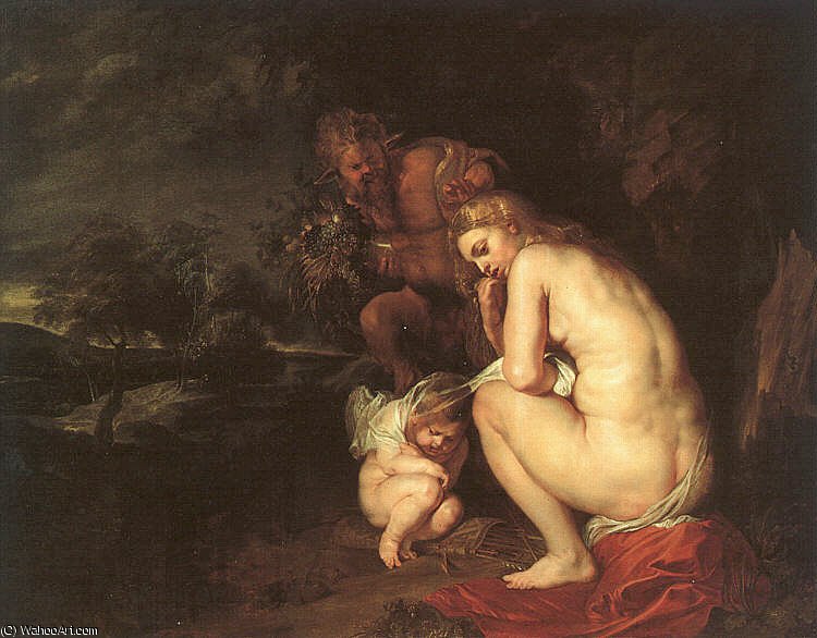 Wikioo.org – La Enciclopedia de las Bellas Artes - Pintura, Obras de arte de Peter Paul Rubens - Venus Frigida , óleo sobre lienzo , Koninklijk Museo