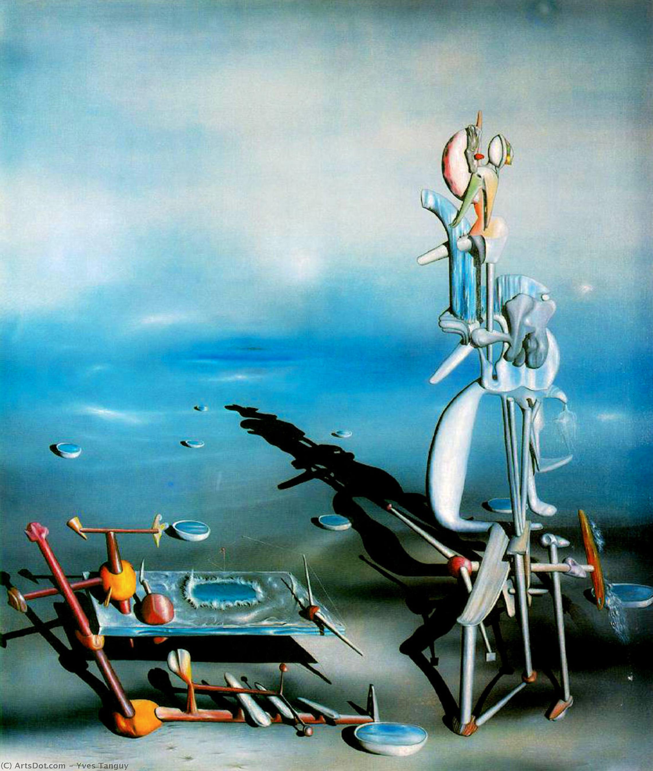 Wikioo.org - The Encyclopedia of Fine Arts - Painting, Artwork by Yves Tanguy - Indefinite divisibility