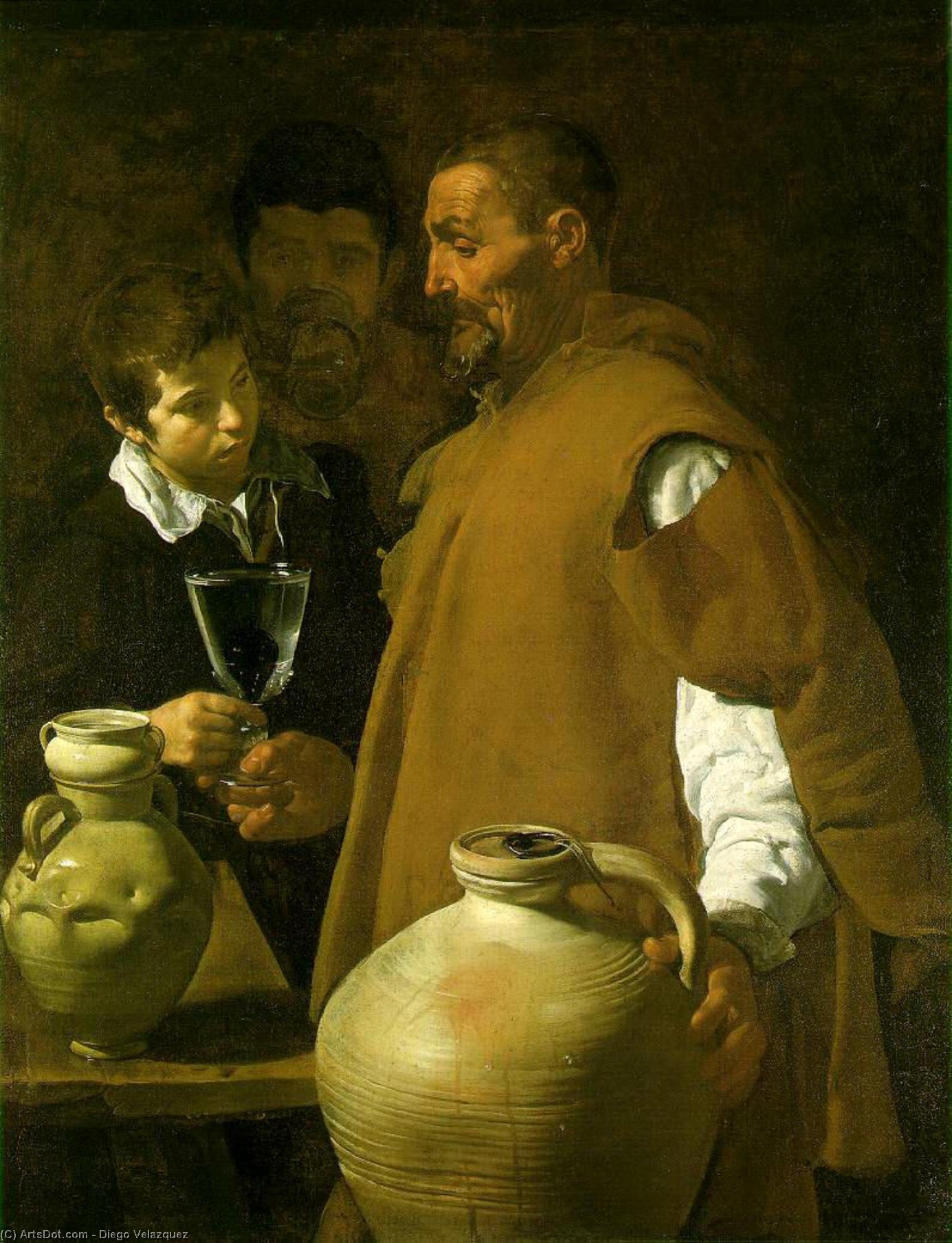 Wikioo.org - The Encyclopedia of Fine Arts - Painting, Artwork by Diego Velazquez - Waterseller seville