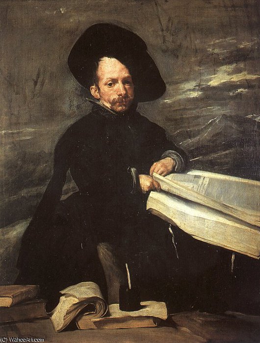 Wikioo.org - The Encyclopedia of Fine Arts - Painting, Artwork by Diego Velazquez - de Aceda (El Primo), oil on canvas, Mu