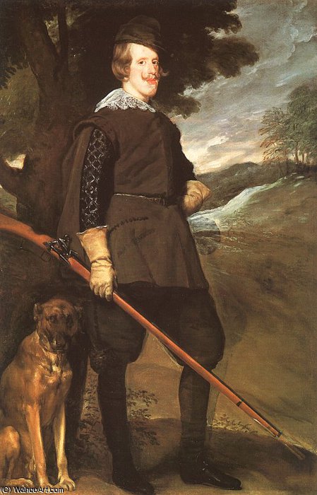Wikioo.org - The Encyclopedia of Fine Arts - Painting, Artwork by Diego Velazquez - Philip IV as a Hunter, oil on canvas, Mus