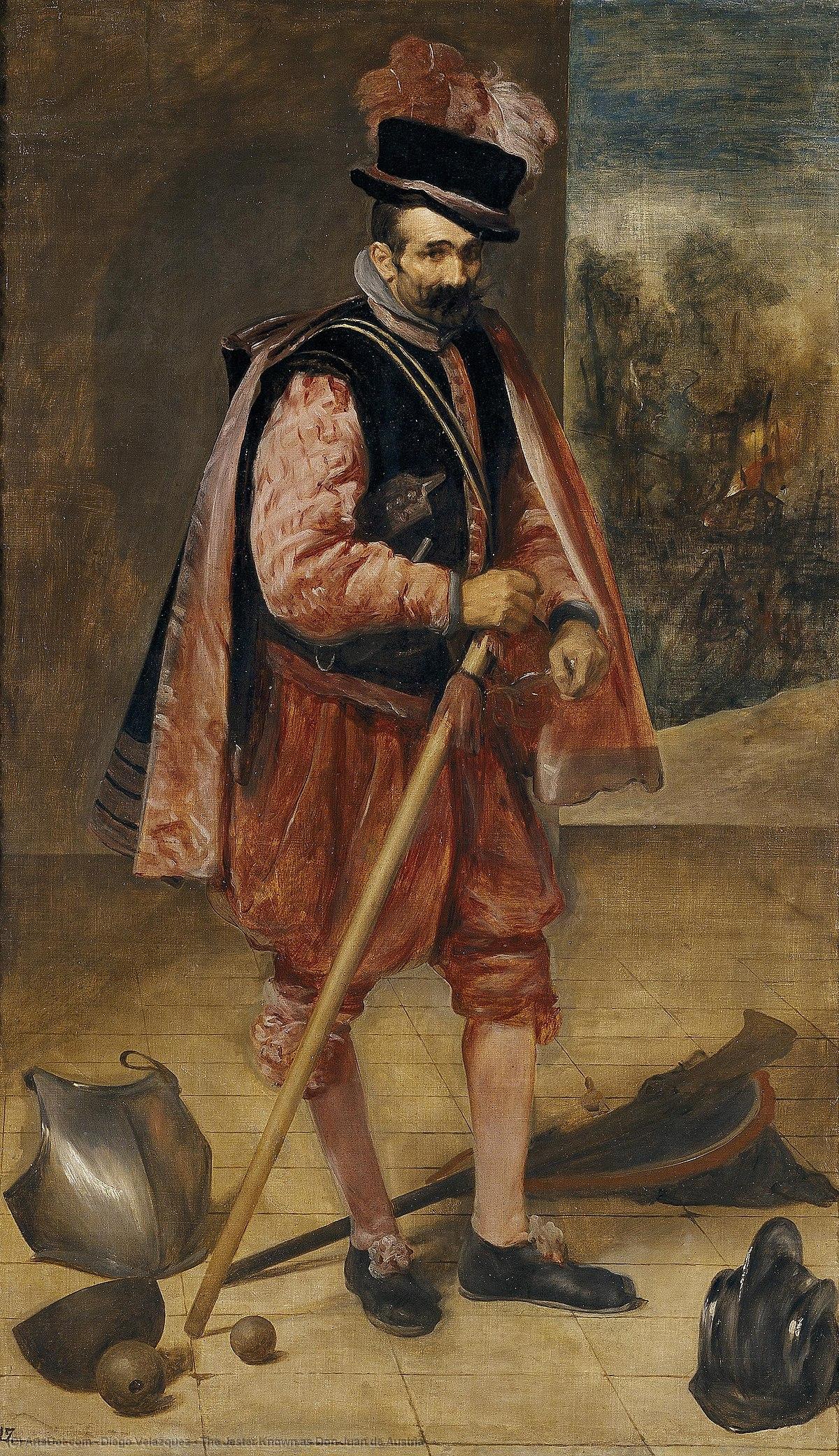 Wikioo.org - The Encyclopedia of Fine Arts - Painting, Artwork by Diego Velazquez - The Jester Known as Don Juan de Austria,